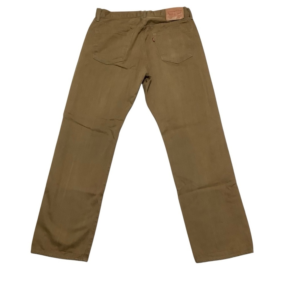 Levi’s 501 Original Fit Men’s Jeans Tan Size 34 x 30 - Picture 2 of 9